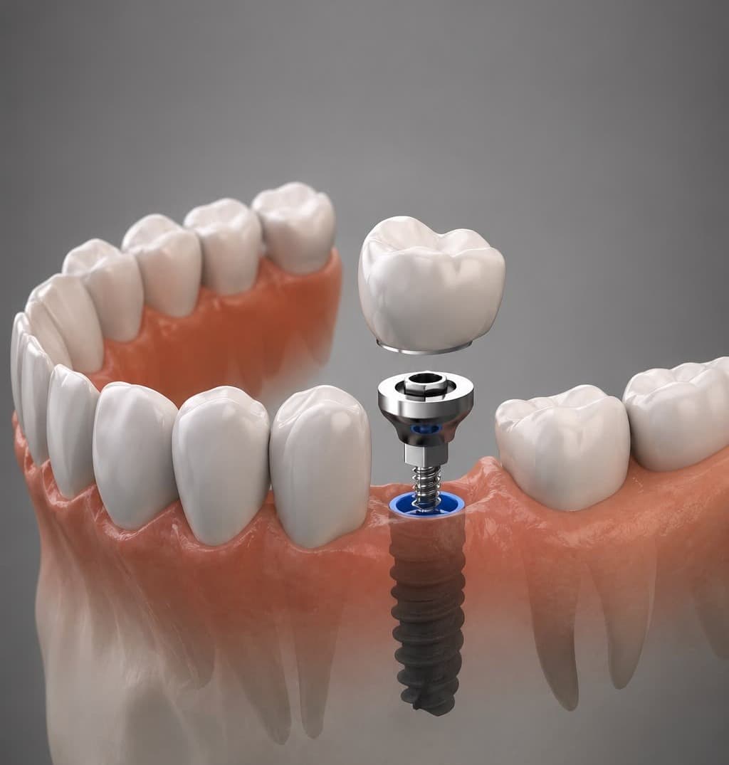 Biocompatible Titanium Dental Implants at Dant काया Multispeciality Clinic